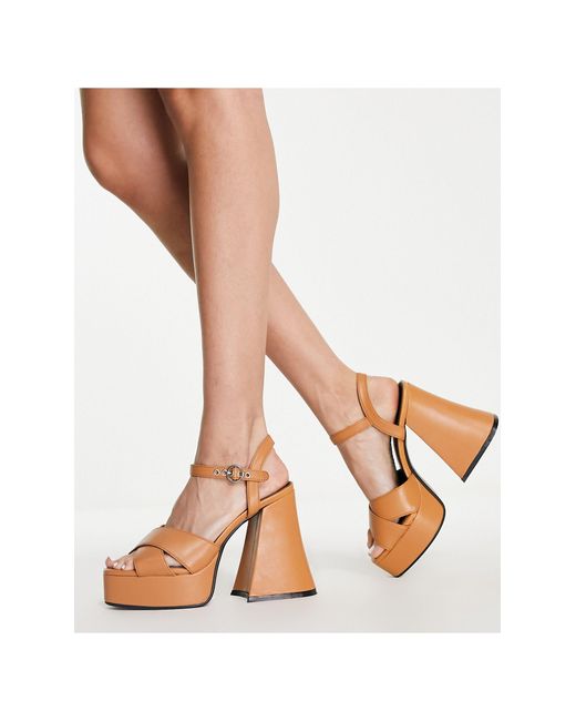 lamoda flared heel