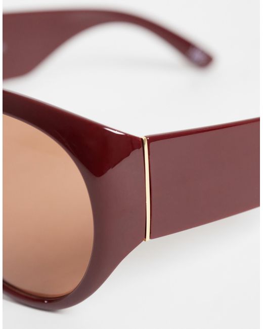 ASOS Brown Oversized Aviator