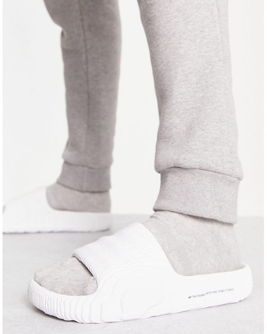 Sandalias blancas adilette 22 adidas Originals de hombre de color Blanco |  Lyst