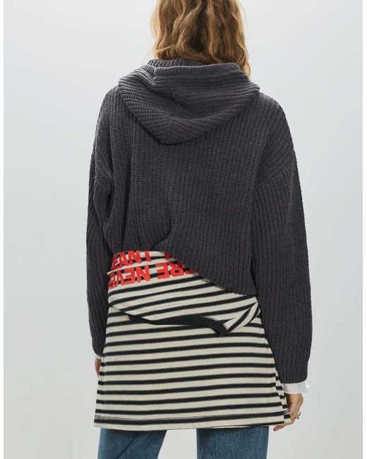 Pull&Bear Chenille in het Gray