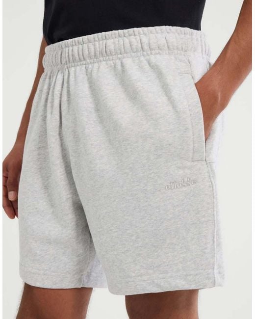 Ellesse White Zanica Short for men