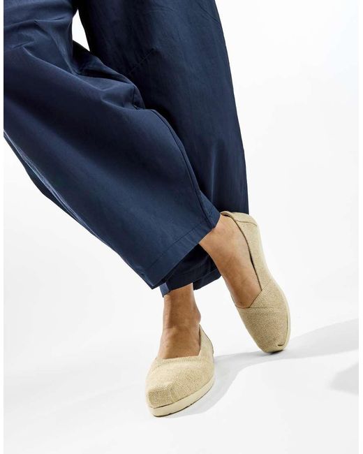 TOMS Blue Alpargata Ballet