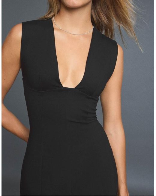 Stradivarius Blue Short V-neck Dress