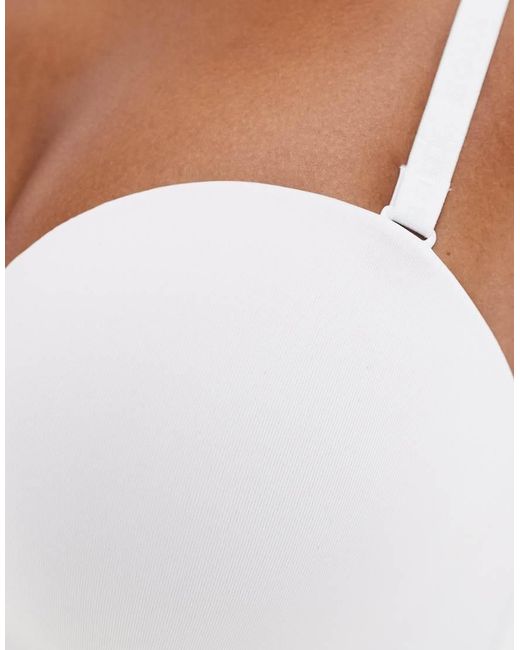 Boux Avenue Brown Strapless Microfibre Multiway Padded Bra