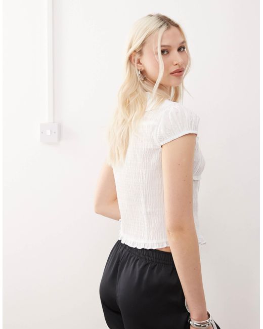 Collusion Natural Textu Shirt Top