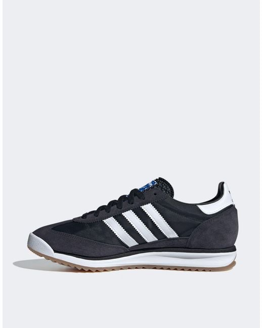 Adidas Originals Blue Sl72 Retro Sport Sneakers for men