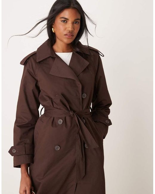 New Look Natural Trench Coat