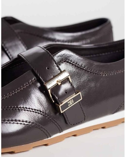 Tommy Hilfiger Brown Ballet Mary Jane Trainer
