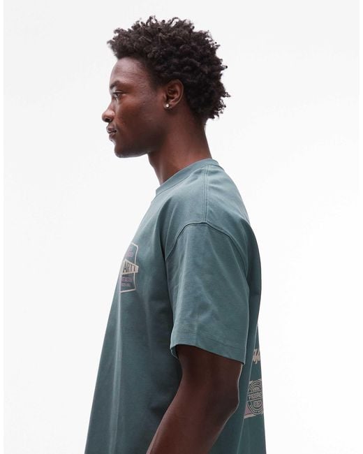 Carhartt Blue Networks T-Shirt for men