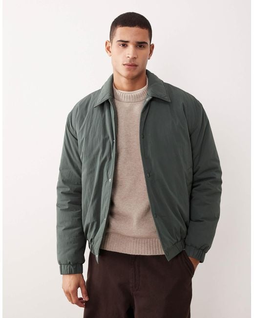 ASOS Gray Bomber Jacket for men