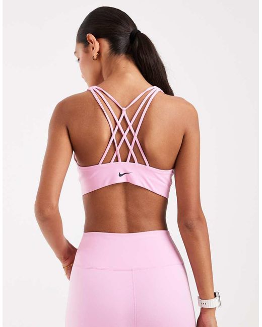 Nike Pink Pro Dri-Fit Sports Bra