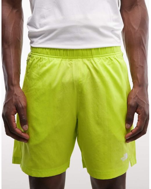 The North Face White 24/7 Logo 7" Shorts for men
