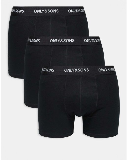 Lot Only & Sons pour homme en coloris Black