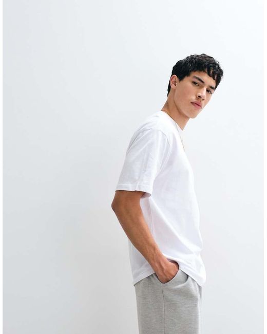 ASOS White Heavyweight Relaxed T-Shirt for men