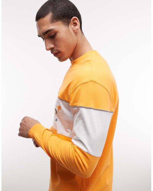 PUMA Orange Mclaren Racing Relaxed Sweatshirt for men