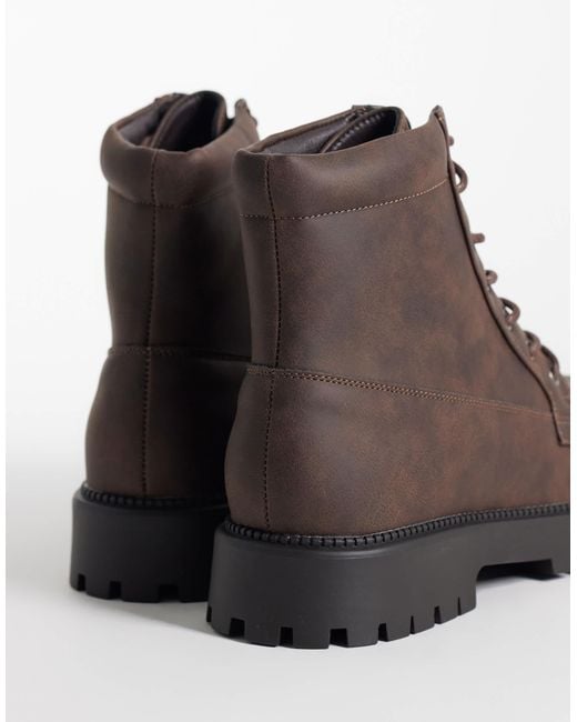 SEQWL Mexton schnürstiefel in Brown für Herren