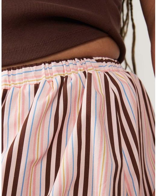 ASOS Pink Asos Design Curve Oversized Shorts