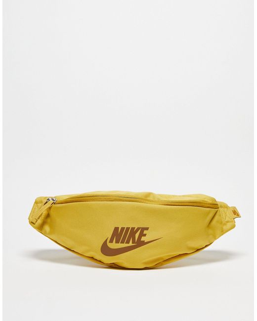 Nike Yellow Heritage Fanny Pack