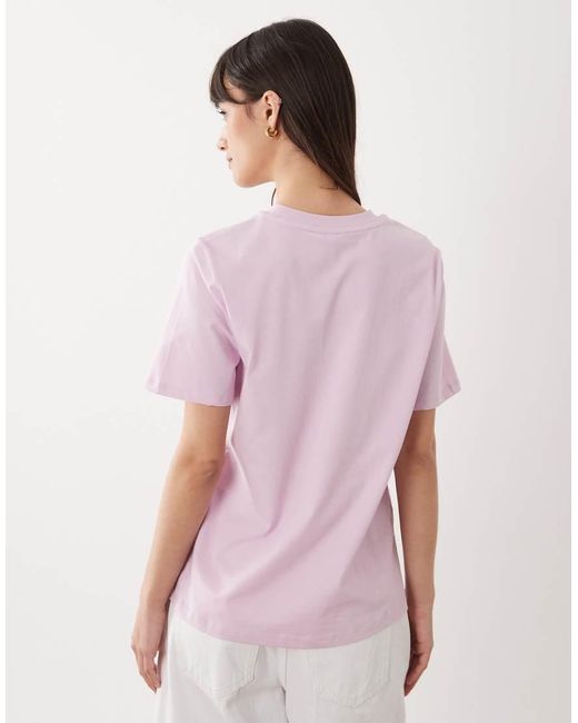 Pieces Pink Boxy T-shirt