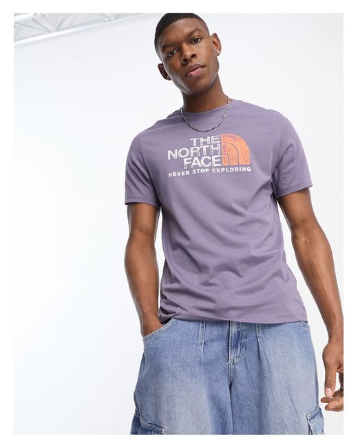 The North Face Rust 2 Chest Logo T-shirt in Purple for Men | Lyst Australia
