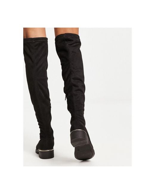 Truffle collection flat over knee cheap boot