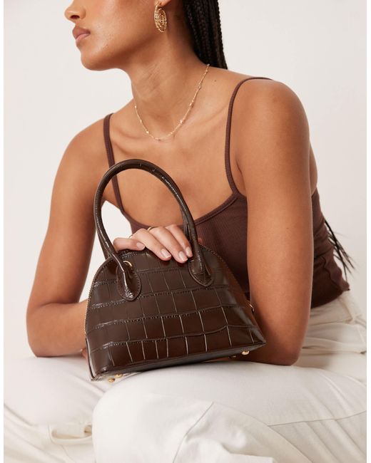 ASOS Brown – große bowler-grab-bag
