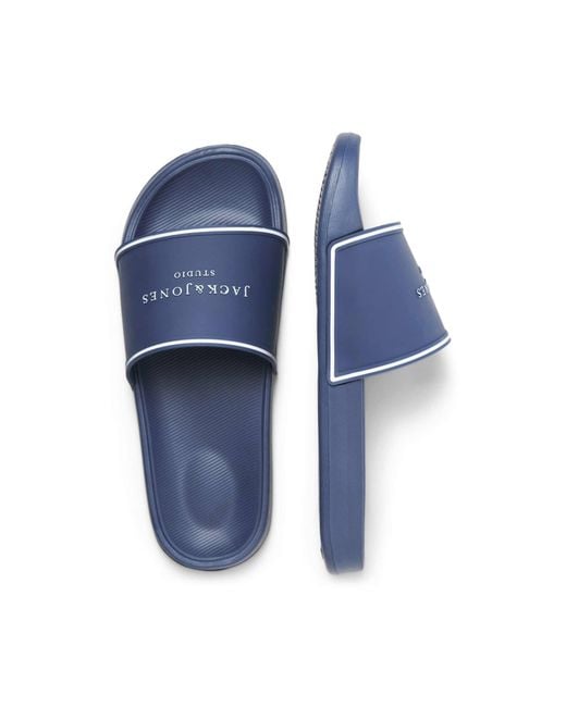 Jack & Jones – pool-slider in Blue für Herren