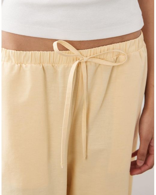 ASOS Natural Long Line Bermuda Short