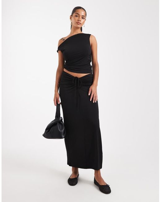 Vero Moda Mouwloze Tanktop Van Gladde Stof Met Rechte Hals in het Black