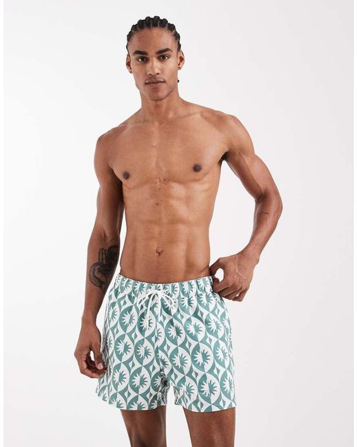 ASOS Blue Swim Shorts for men