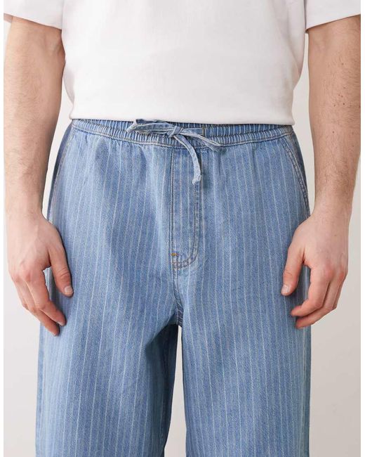 ASOS Blue Loose Lightweight Jeans for men