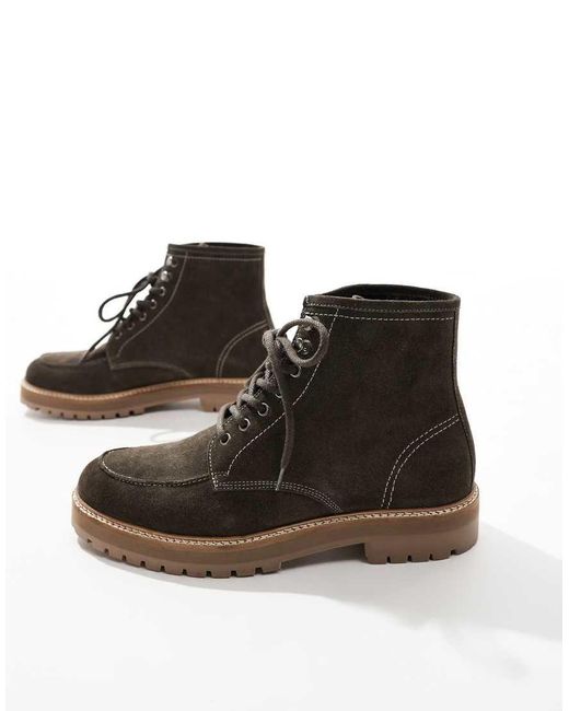 Botines Chukka Grises De Nobuk Django De Schuh de hombre de color Gray