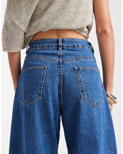 Vaqueros De Corte Barrel Slim De ASOS de color Blue