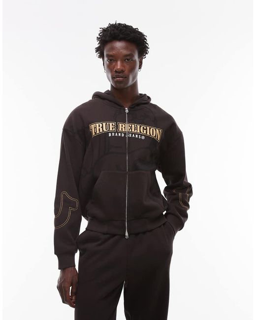 Big T di True Religion in Black da Uomo