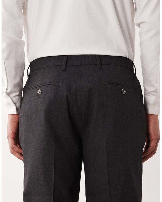 ASOS Gray Slim Suit Trousers for men