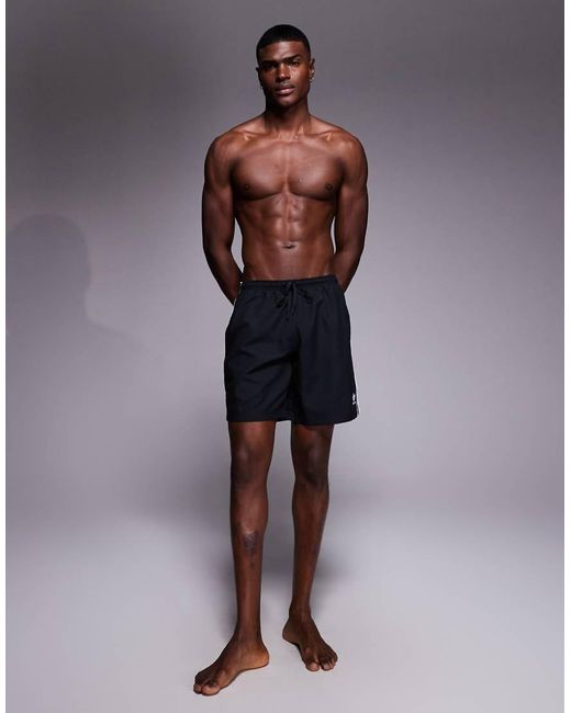 Adidas Originals Blue Adicolor Swim Shorts for men