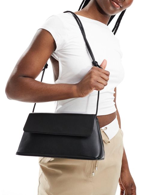 Object White Leather Shoulder Bag