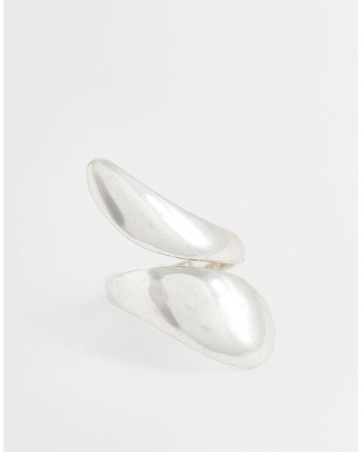 ASOS White Wraparound Ring
