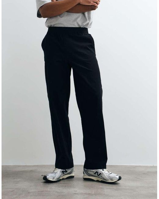 Only & Sons White Fade Loose Fit Cotton Trouser for men