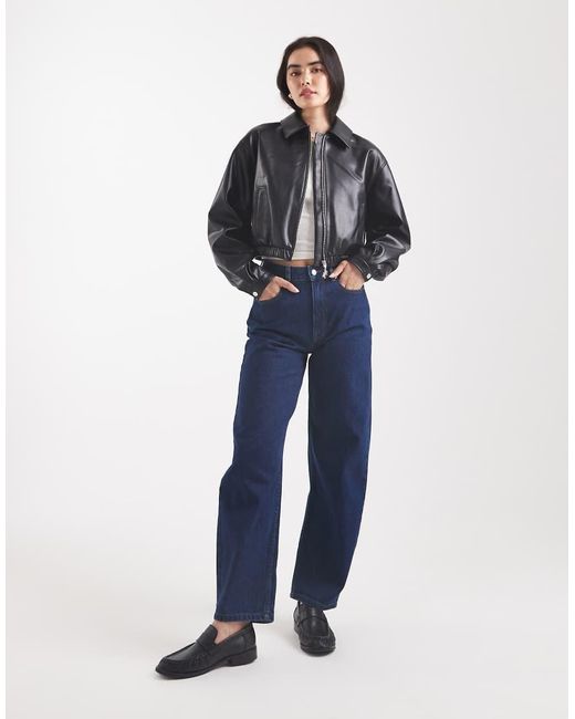HUGO Blue Autene Faux Leather Jacket