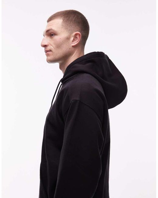 Carhartt Black World Tour Logo Hoodie for men