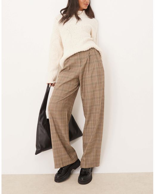 Gant Natural – karierte wollmix-hose