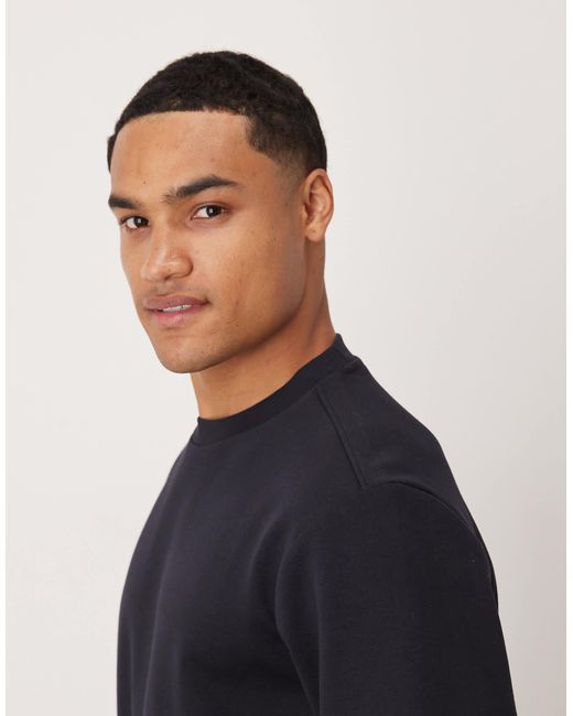 Mango Blue Oversized Sweatshirt for men