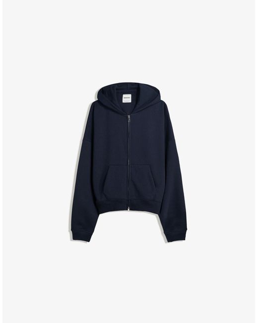 Bershka Blue – oversize-kapuzenpullover