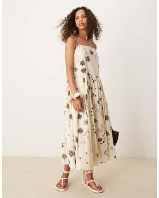 ASOS Natural – maxikleid