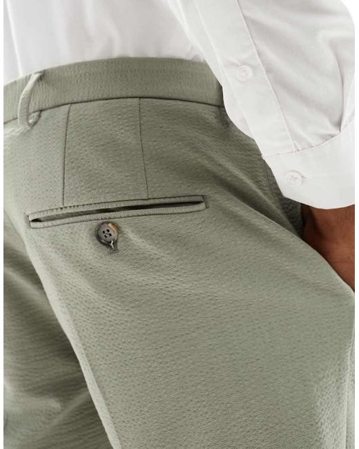 Pantalones SELECTED de hombre de color Green