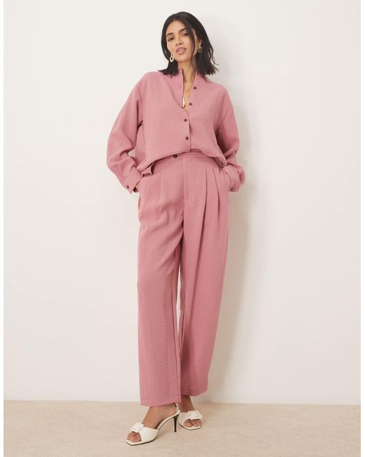 ASOS Pink – schmal zulaufende hose