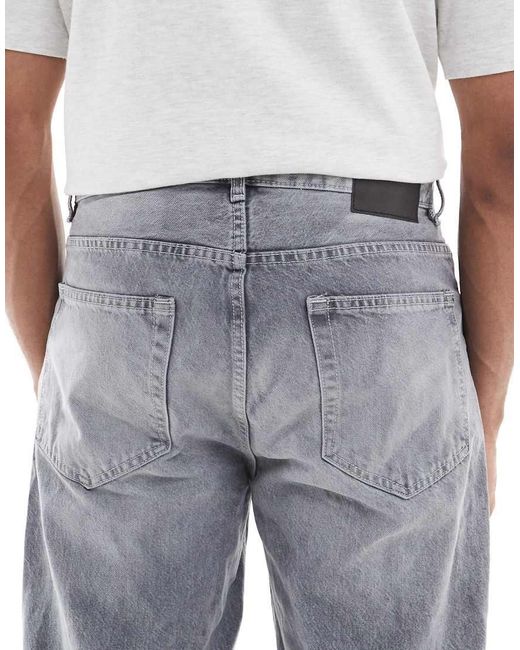 Pull&Bear Jeans Met Baggy Pasvorm in het Gray voor heren