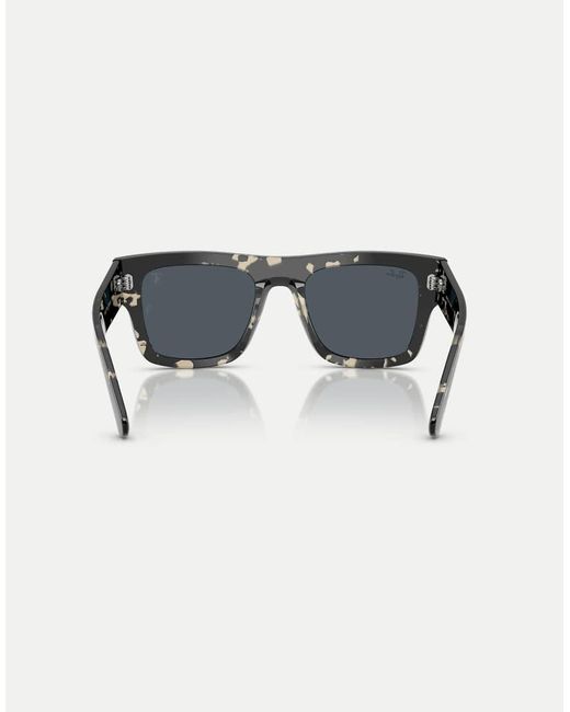 Ray-Ban Blue Rb2217M Scuderia Ferrari Collection Square Sunglasses With Lens