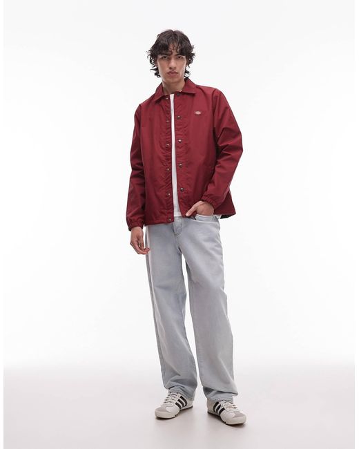 Dickies – oakport – trainerjacke in Red für Herren